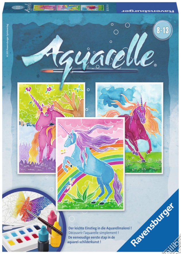 Aquarelle - serie midi - unicorni gioco di RAVENSBURGER