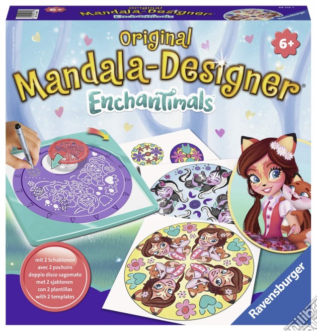 Ravensburger - 29715 3 - Mandala Designer - Enchantimals gioco