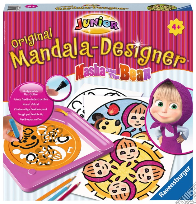 Ravensburger 29878 - Mandala Designer - Junior - Masha E Orso gioco di Ravensburger