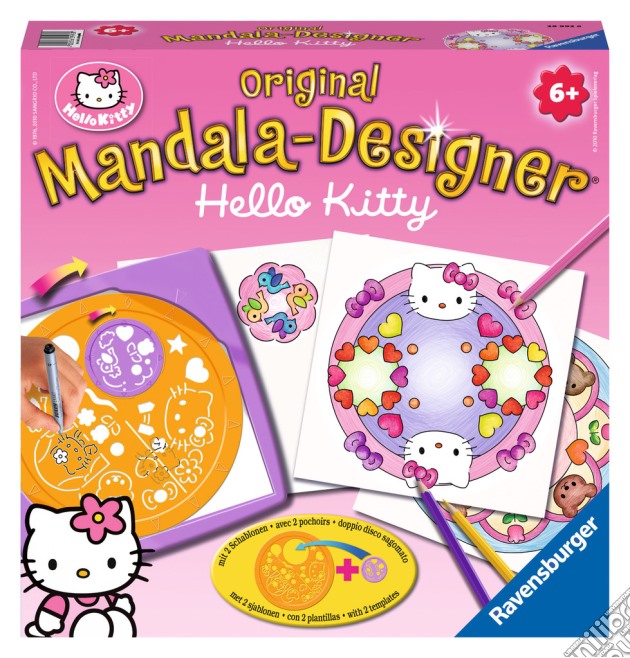 Mandala designer® - hky 2in1 mandala designer hello kitty gioco di RAVENSBURGER