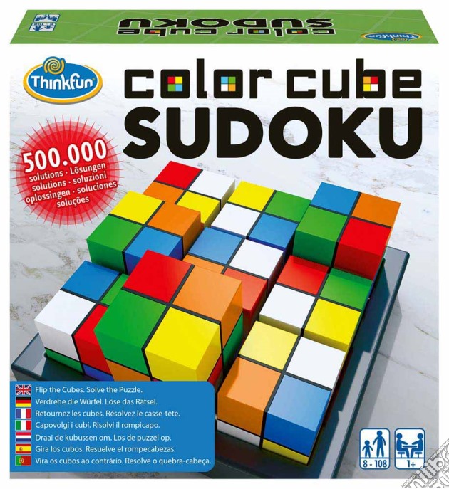 Ravensburger 76342 - Color Cubes Sudoku gioco di Thinkfun