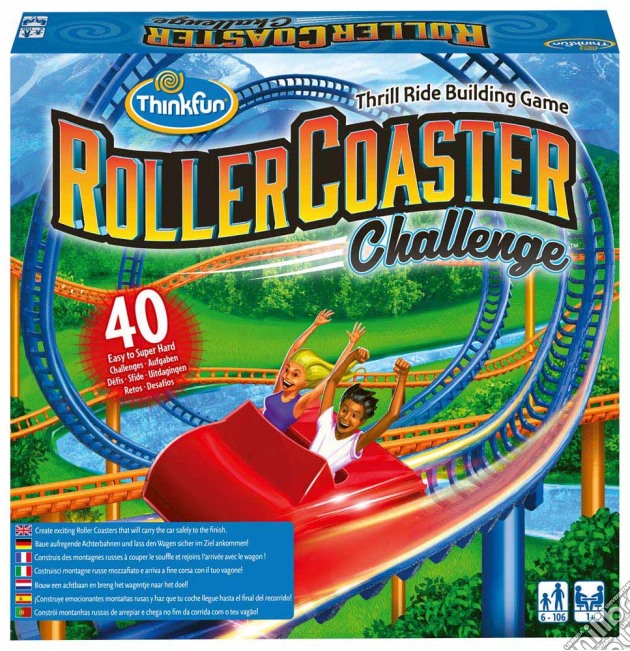Ravensburger 76343 - Roller Coaster Challenge gioco di Thinkfun