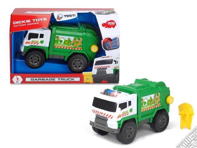 Dickie Toys - Action Series - Camion Ecologia Cm.23, Motorizzato gioco di Dickie Toys