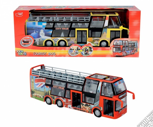 Dickie Toys - Kids Mate - Bus Doppio Turismo 29 Cm (un articolo senza possibilità di scelta) gioco di Dickie Toys