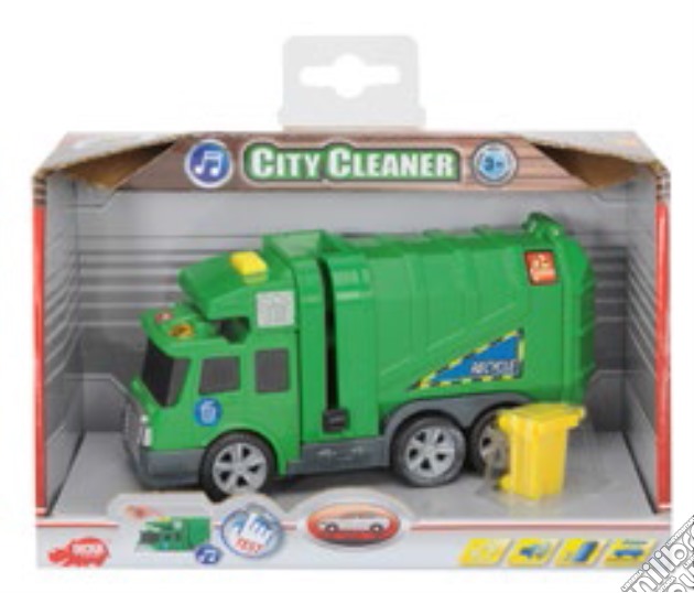 Dickie Toys - Camion Raccolta Differenziata Con Luci E Suoni 15 Cm gioco di Dickie Toys