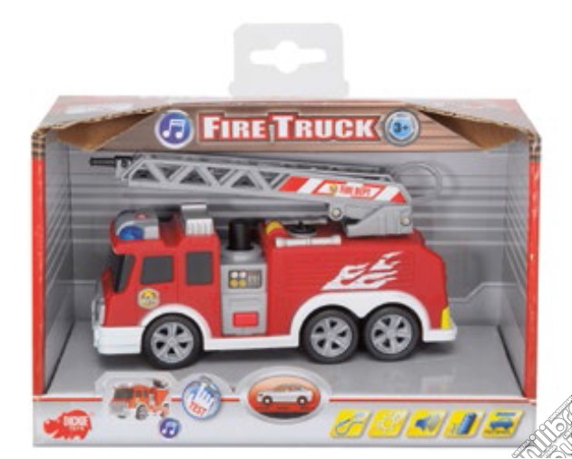 Dickie Toys - Camion Vigili Del Fuoco Con Luci E Suoni 15 Cm gioco di Dickie Toys