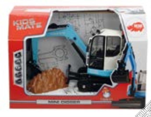 Dickie Toys - Kids Mate - Mini Escavatore Volvo 22 Cm (un articolo senza possibilità di scelta) gioco di Dickie Toys