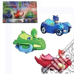 Pj Masks - Gift Pack Con Tre Veicoli Die-Cast E Mini Personaggi 7 Cm giochi