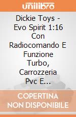 Dickie Toys - Evo Spirit 1:16 Con Radiocomando E Funzione Turbo, Carrozzeria Pvc E Sospensioni gioco