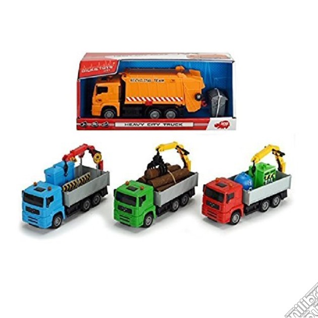 Dickie Toys - Camion Assortiti Con Parti Mobili E Accessori Cm.20 gioco di Dickie Toys