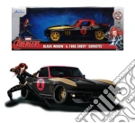 Marvel Black Widow 1966 Chevy In Scala 1:24 Die-Cast Con Personaggio Della Vedova Nera In Die Cast giochi