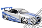 Fast & Furious: Jada Toys - 2002 Nissan Skyline Gt-R (Bnr34) In Scala 1:24 Die-Cast giochi