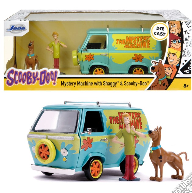 Scooby-Doo: Jada Toys - Mystery Machine In Scala 1:24 Die-Cast Con Personaggi Di Scooby E Shaggy gioco di Simba Toys