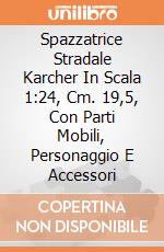 Spazzatrice Stradale Karcher In Scala 1:24, Cm. 19,5, Con Parti Mobili, Personaggio E Accessori gioco
