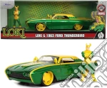 Marvel: Jada Toys - Loki Ford Thunderbird In Scala 1:24 Die-Castcon Personaggio giochi