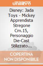 Disney: Jada Toys - Mickey Apprendista Stregone Cm.15, Personaggio Die-Cast Stilizzato Culture Pop
