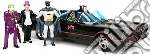 Dc Comics: Jada Toys - Batman 1966 Classic Batmobile Deluxe In Scala 1:24 Con 3 Personaggi In Die-Cast giochi