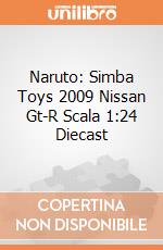 Naruto: Simba Toys 2009 Nissan Gt-R Scala 1:24 Diecast gioco