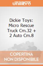 Dickie Toys: Micro Rescue Truck Cm.32 + 2 Auto Cm.8 giochi