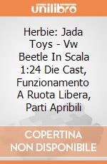 Herbie: Jada Toys - Vw Beetle In Scala 1:24 Die Cast, Funzionamento A Ruota Libera, Parti Apribili giochi