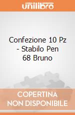 Confezione 10 Pz - Stabilo Pen 68 Bruno gioco di Stabilo