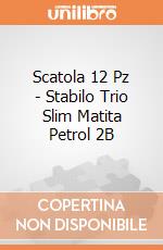 Scatola 12 Pz - Stabilo Trio Slim Matita Petrol 2B gioco