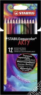 Stabilo Aquacolor Arty Line Astuccio In Cartone Da 12 Colori Ass. giochi