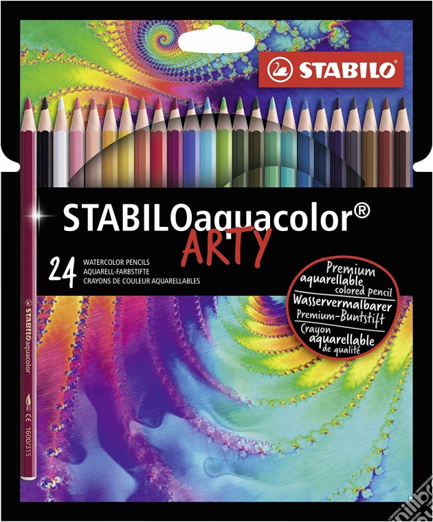 Stabilo: Aquacolor Arty Line Astuccio In Cartone Da 24 Colori Ass. gioco