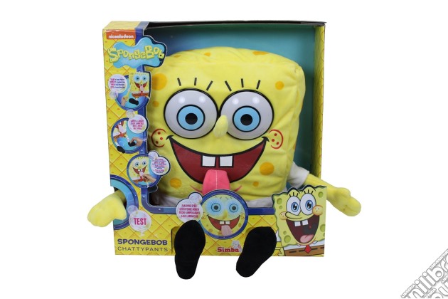 Spongebob - Peluche Interattivo Parlante 45 Cm gioco di Simba Toys