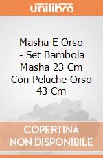 Masha E Orso - Set Bambola Masha 23 Cm Con Peluche Orso 43 Cm gioco