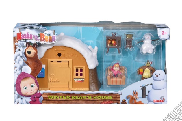 Masha E Orso - Playset Casa Inverno Con Accessori gioco