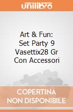 Art & Fun: Set Party 9 Vasettix28 Gr Con Accessori giochi