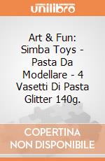 Art & Fun: Simba Toys - Pasta Da Modellare - 4 Vasetti Di Pasta Glitter 140g. giochi