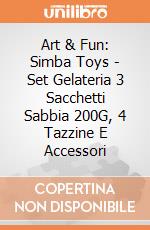 Art & Fun: Simba Toys - Set Gelateria 3 Sacchetti Sabbia 200G, 4 Tazzine E Accessori giochi