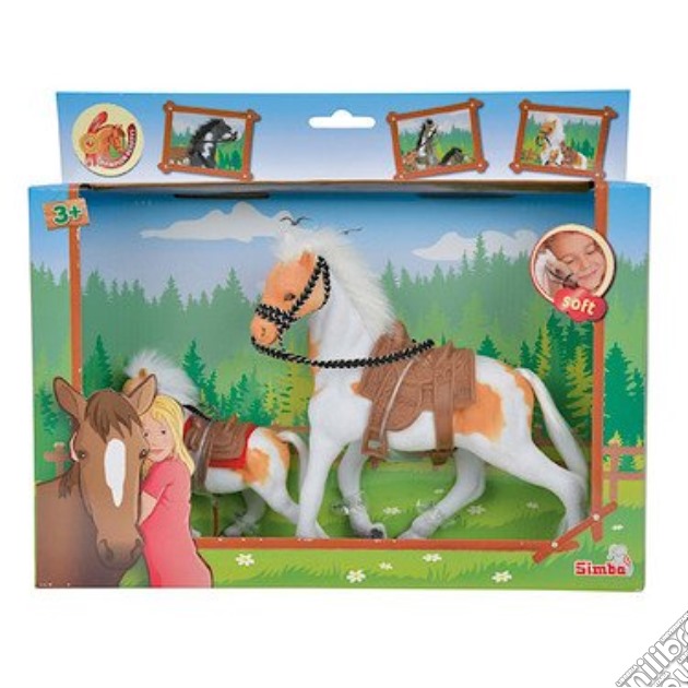 Nature World - 2 Cavalli Floccati 11/19 Cm (un articolo senza possibilità di scelta) gioco di Simba Toys