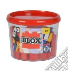 Blox - Mattoncini Piccoli 4x2 - Barattolo 40 Pz - Colore Rosso gioco di Blox
