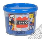 Blox: Simba Toys - Mattoncini Piccoli 4x2 - Barattolo 40 Pz - Colore Blu giochi