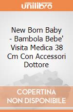 New Born Baby - Bambola Bebe' Visita Medica 38 Cm Con Accessori Dottore gioco