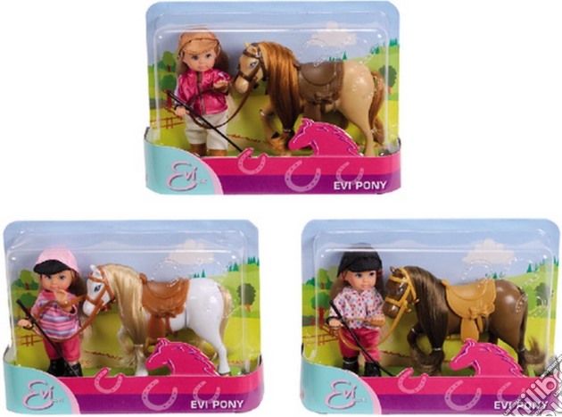 Evi Love - Evi Con Pony (un articolo senza possibilità di scelta) gioco di Simba Toys