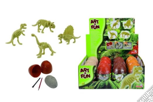 Art & Fun - Uovo Con Dinosauro (un articolo senza possibilità di scelta) gioco di Simba Toys