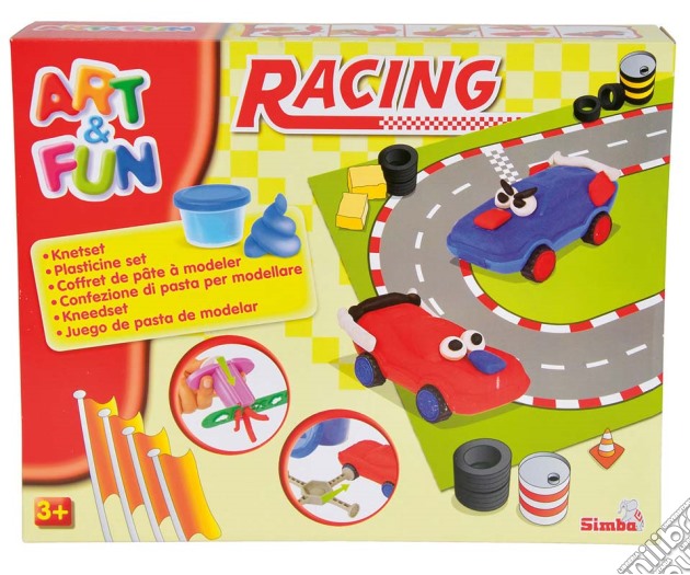 Art & Fun - Pasta Da Modellare - Playset Racing gioco di Simba Toys