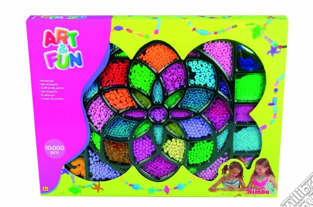 Art & Fun - Perline - Set Regalo 10.000 Pz gioco di Simba Toys