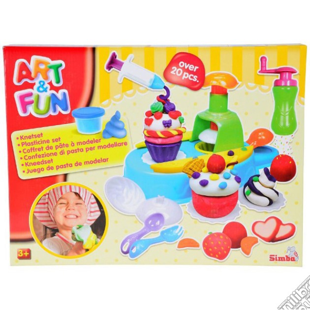 Art & Fun - Pasta Da Modellare - Playset Crea Gelati gioco di Simba Toys