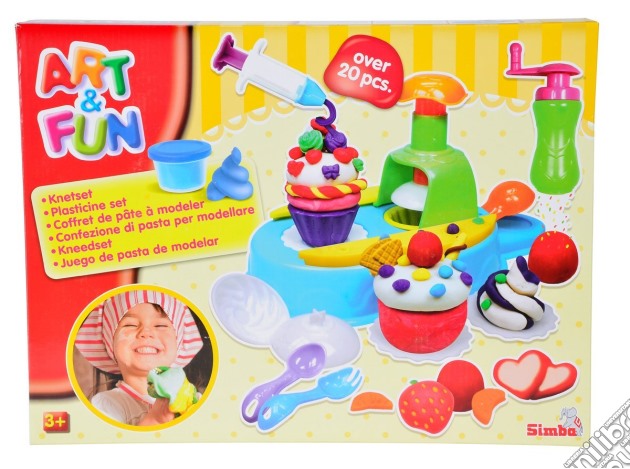 Art & Fun - Pasta Da Modellare - Set Crea Cupcake gioco di Simba Toys