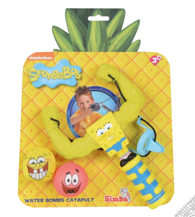 Spongebob - Fionda Con 2 Bombe D'Acqua gioco di Simba Toys