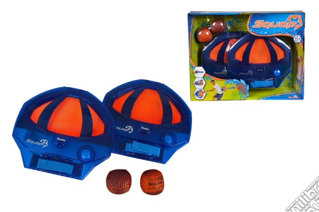 Squap Splash - Set 2 Racchette, 2 Bombe Ad Acqua E 2 Palline gioco di Simba Toys