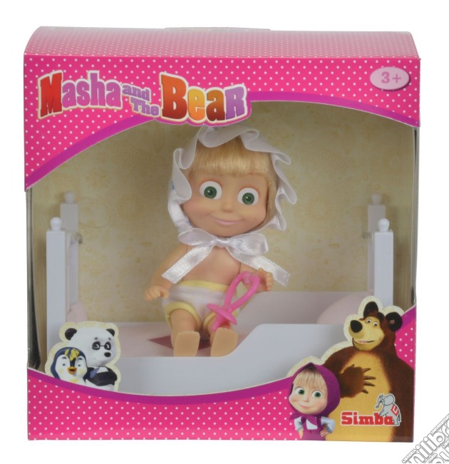 Masha E Orso - Bambola Masha 12 Cm Buona Notte Con Lettino gioco di Simba Toys