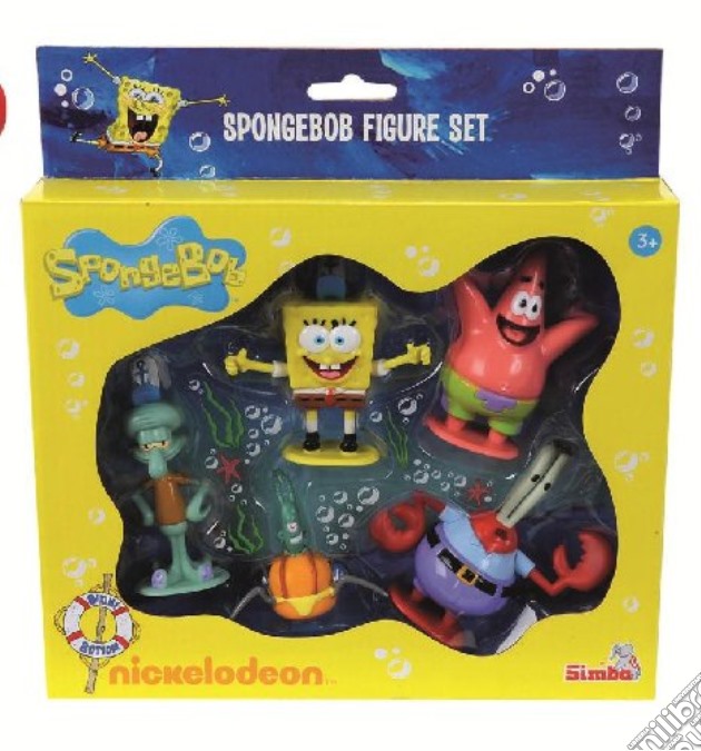 Spongebob - Set 5 Personaggi gioco di Simba Toys