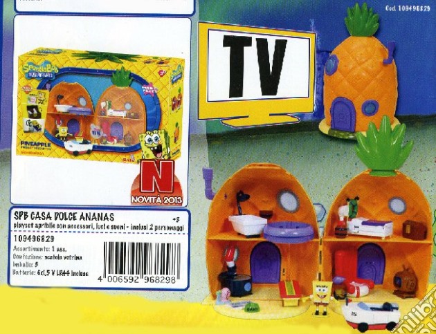 Spongebob - Playset Casa Ananas gioco di Simba Toys