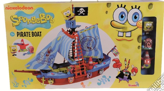 Spongebob - Playset Galeone Dei Pirati gioco di Simba Toys